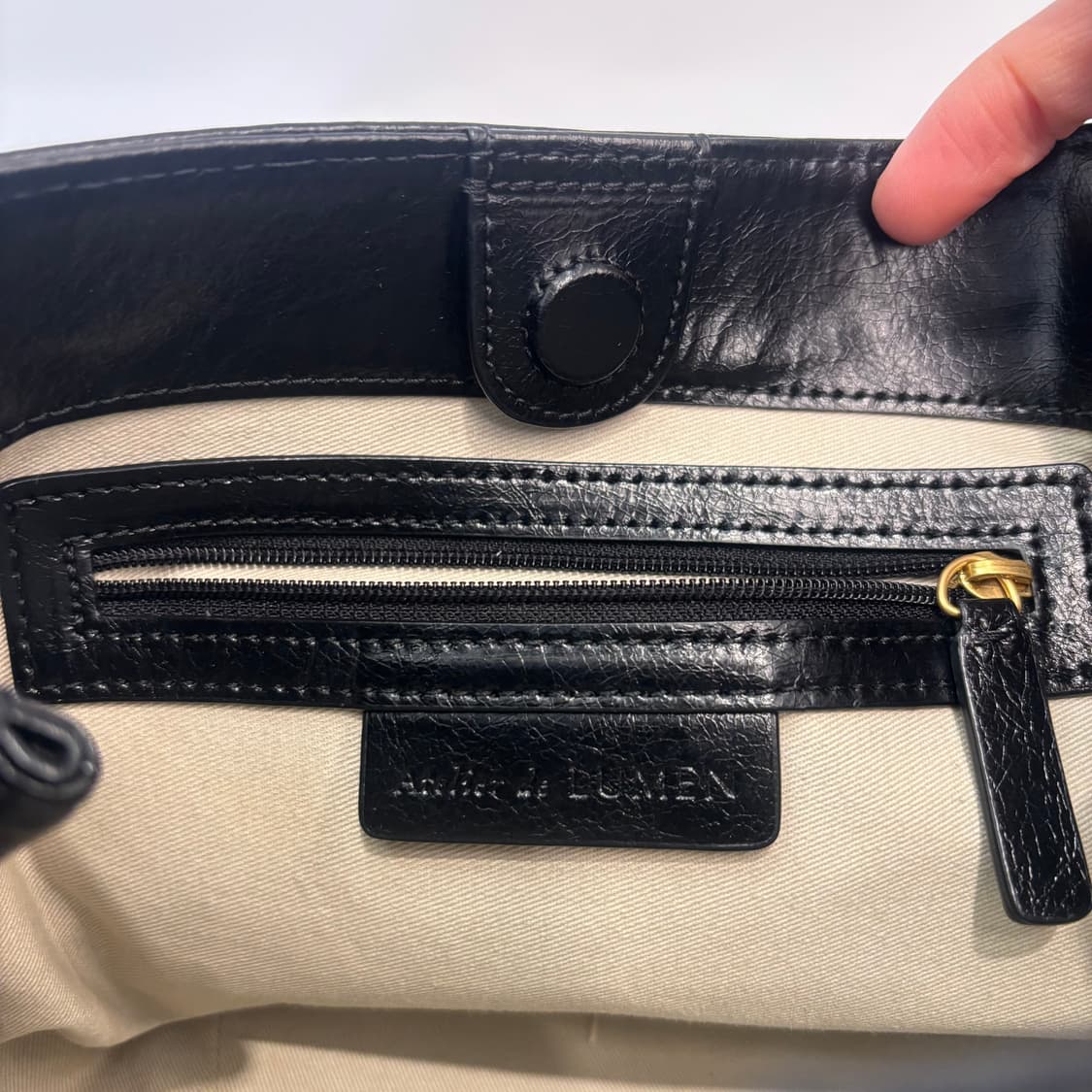 정품 아뜰리에드루멘 마룬 숄더백     상품이미지9