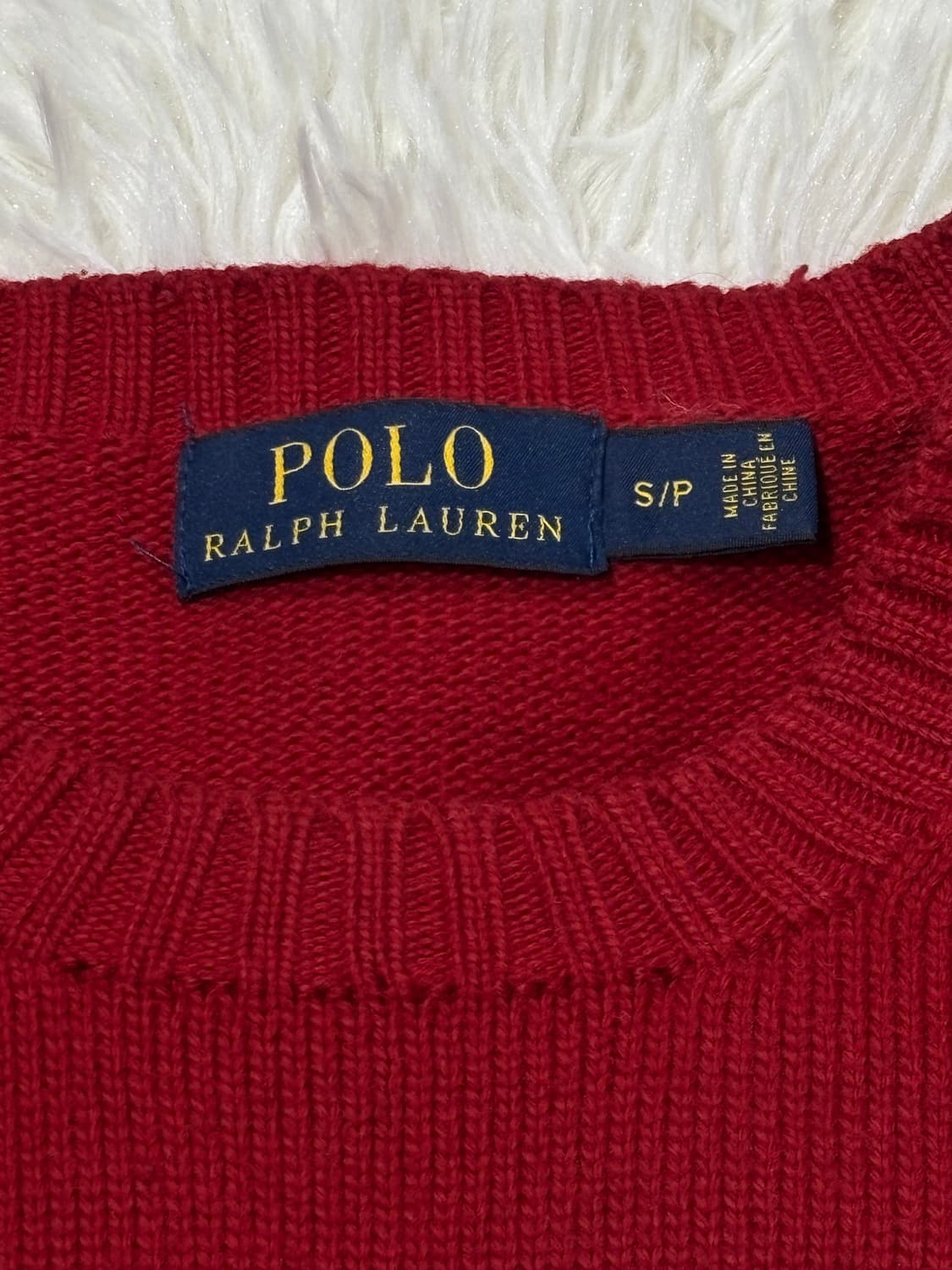 폴로랄프로렌 레드 포니 라운드 니트 상품이미지5
