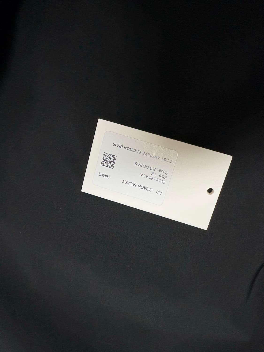 판매) 포스트아카이브팩션 8.0 코치자켓 s사이즈 상품이미지2