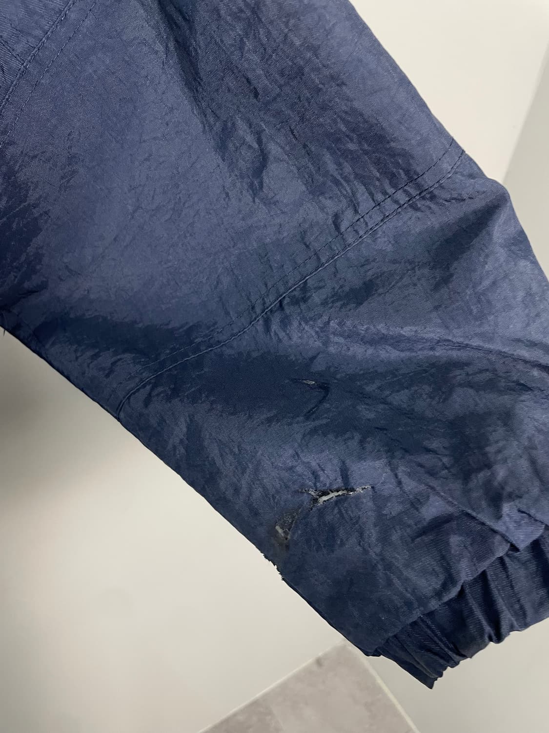 아디다스 90s 올드스쿨 나일론 트랙 네이비 바람막이 자켓 H1539 상품이미지10