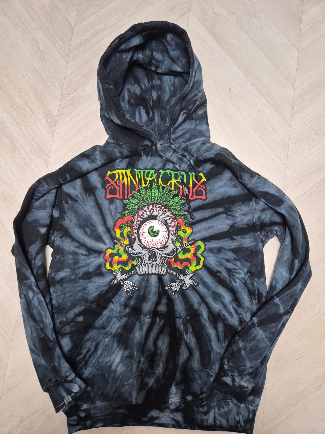 정품 산타크루즈 타이다이 후드 상품이미지1