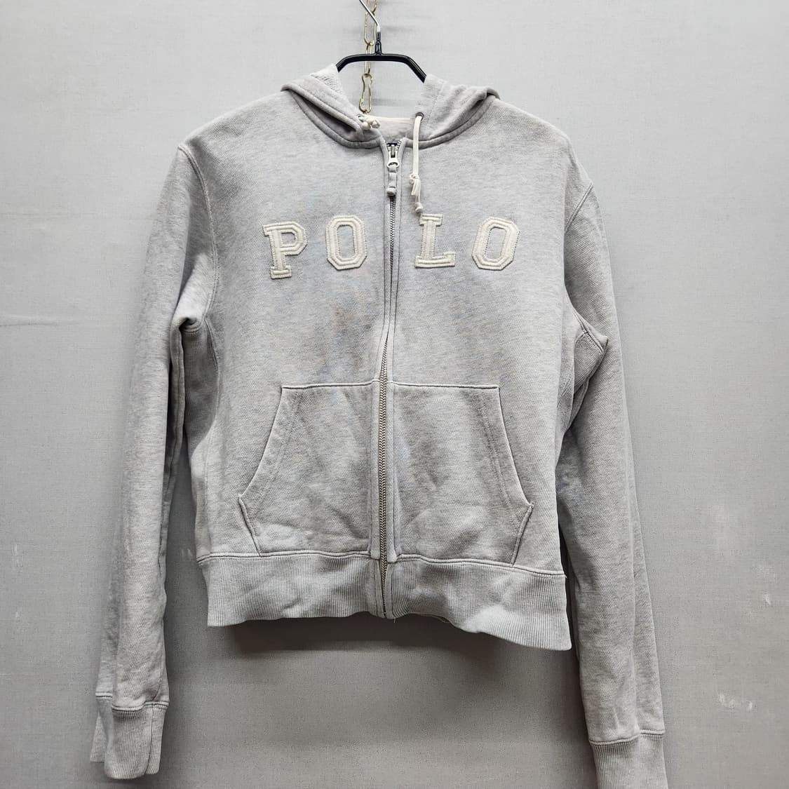 랄프로렌 스포츠 스펠아웃 로고 반크롭 후드집업 M(M) 상품이미지1