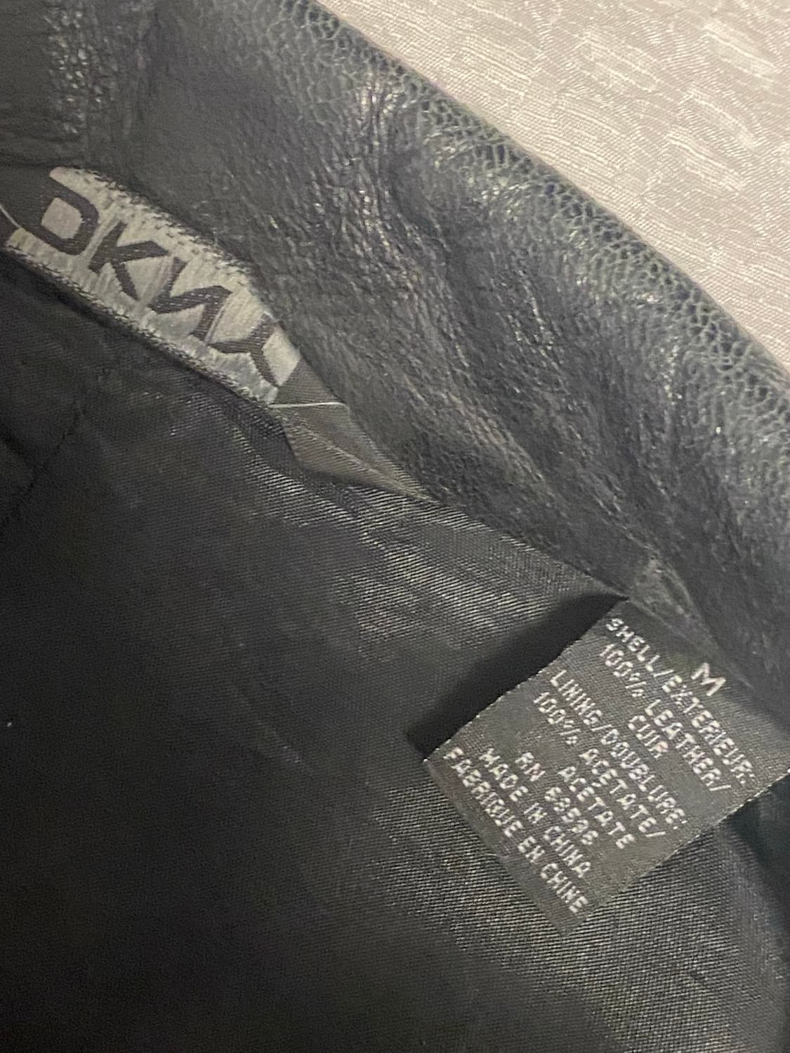 DKNY 레더 블레이저 m 상품이미지3