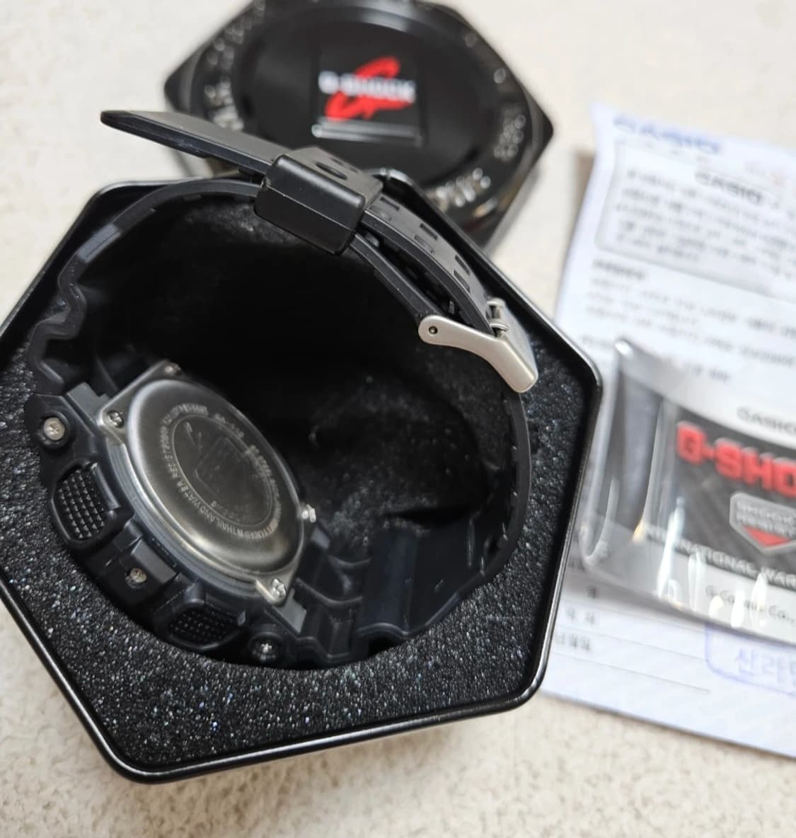 카시오 지샥 GA-110 시계 풀박스 면세점 제품 상품이미지3