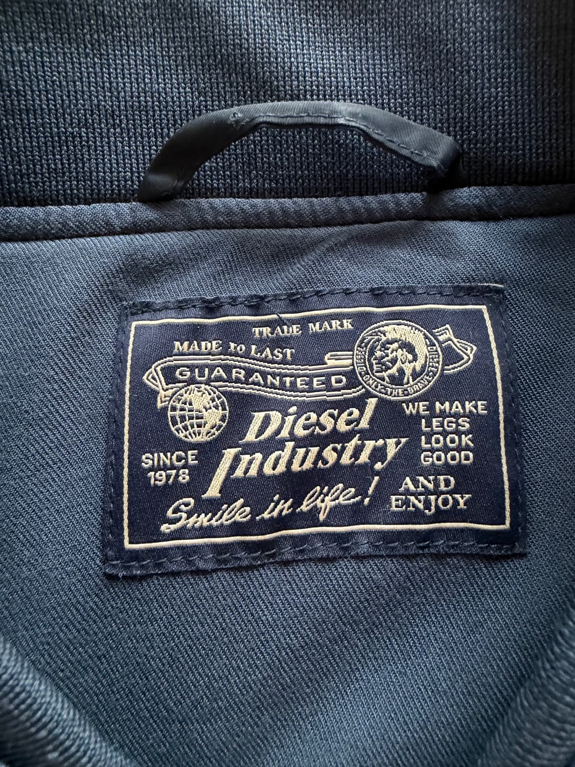 디젤 나일론 데님 레이싱 자켓(m) 상품이미지4