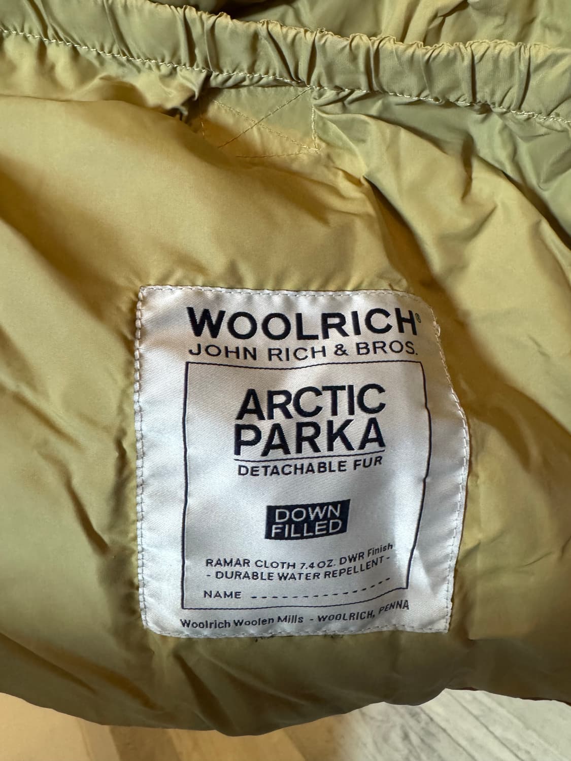 울리치 아크틱 점퍼 상품이미지3