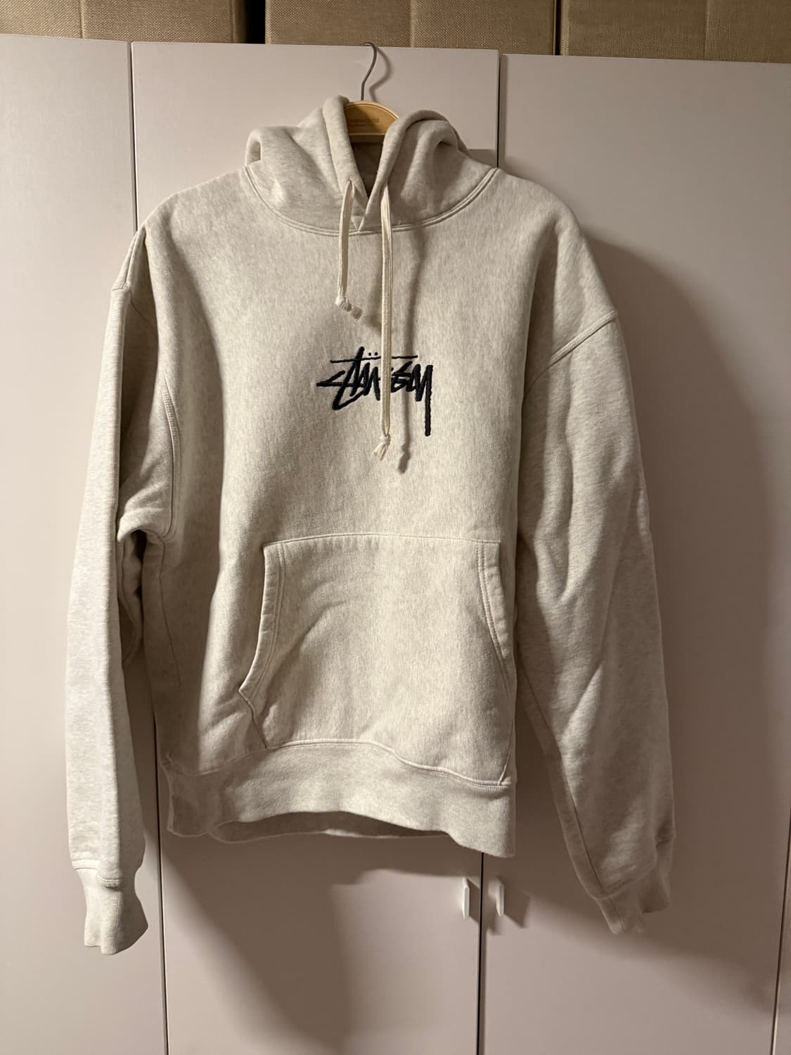 스투시 기모 후드 화이트 (110) 상품이미지1