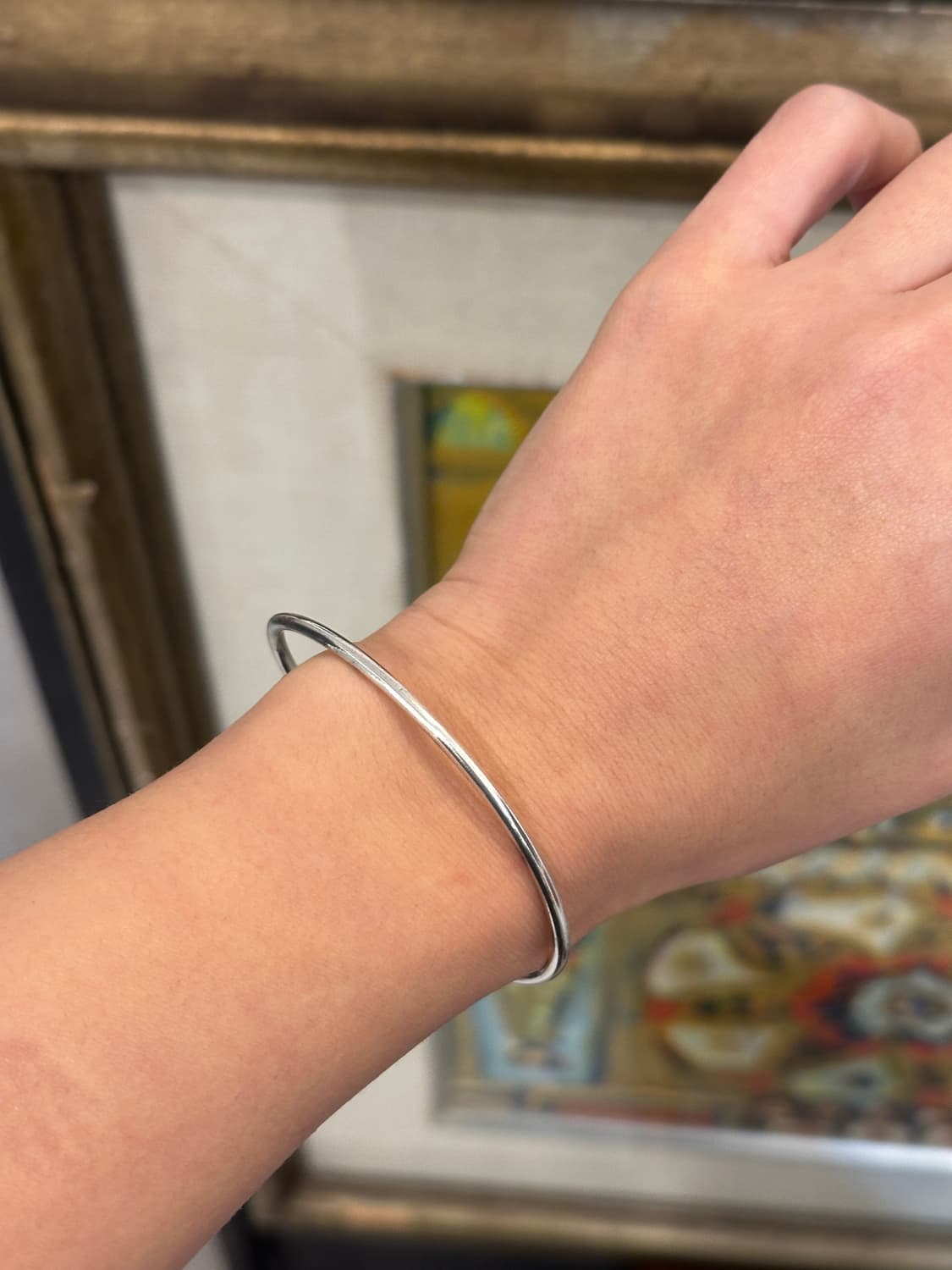 Twin Spiral 925Silver Bangle 상품이미지2