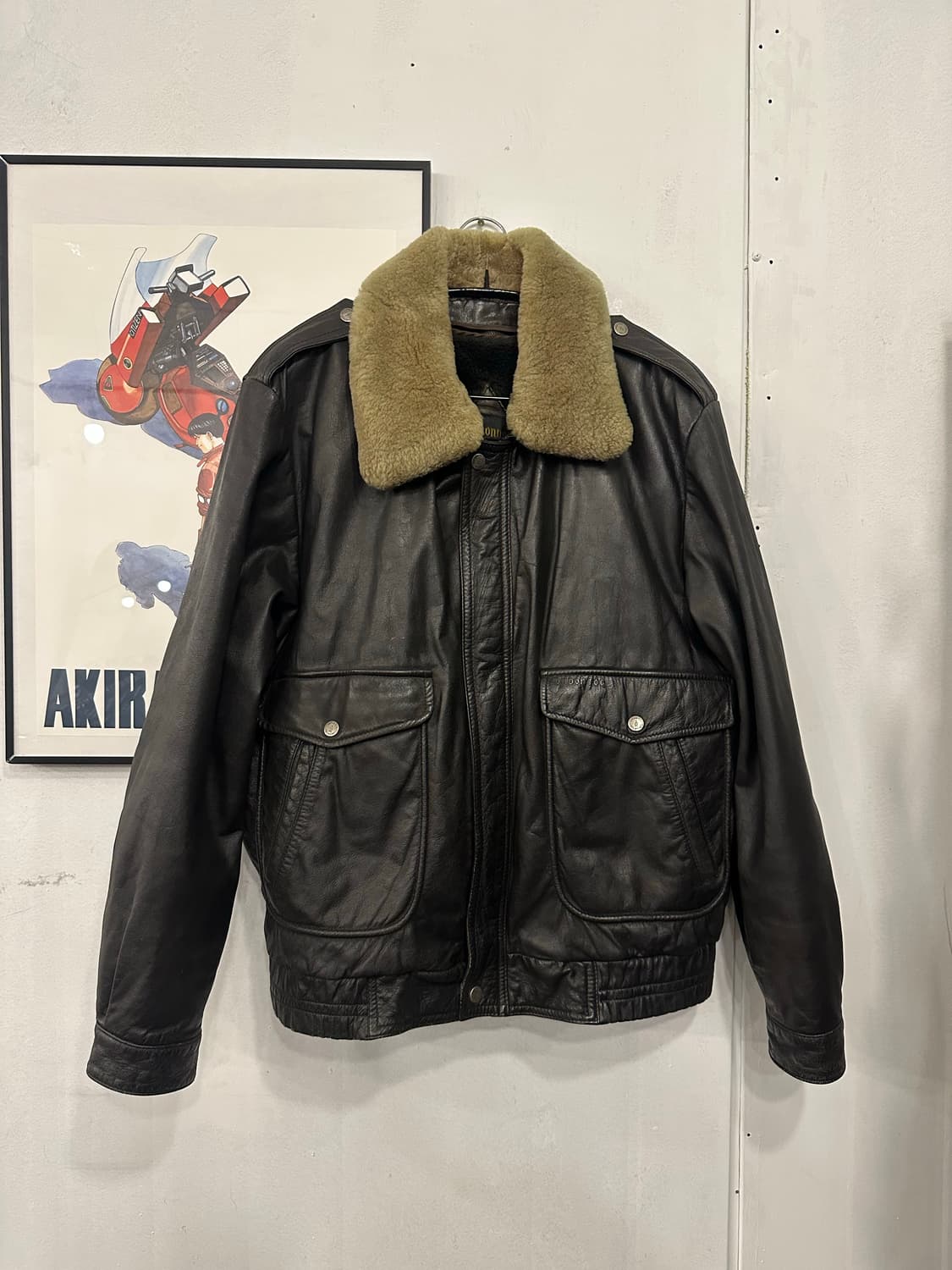 105)런던포그 소가죽 자켓 상품이미지1