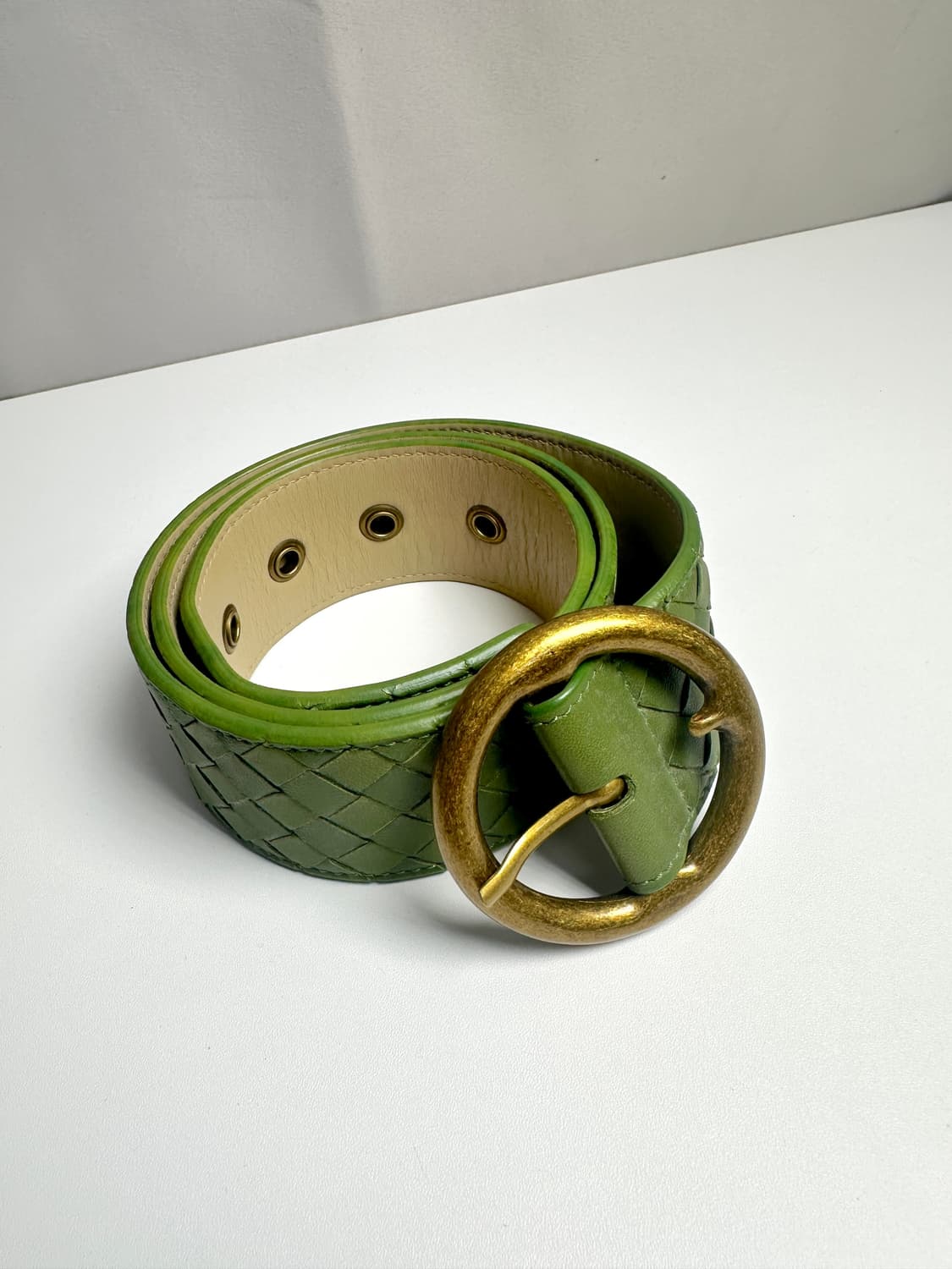 보테가베네타 인트레치아토 레더 벨트 상품이미지1