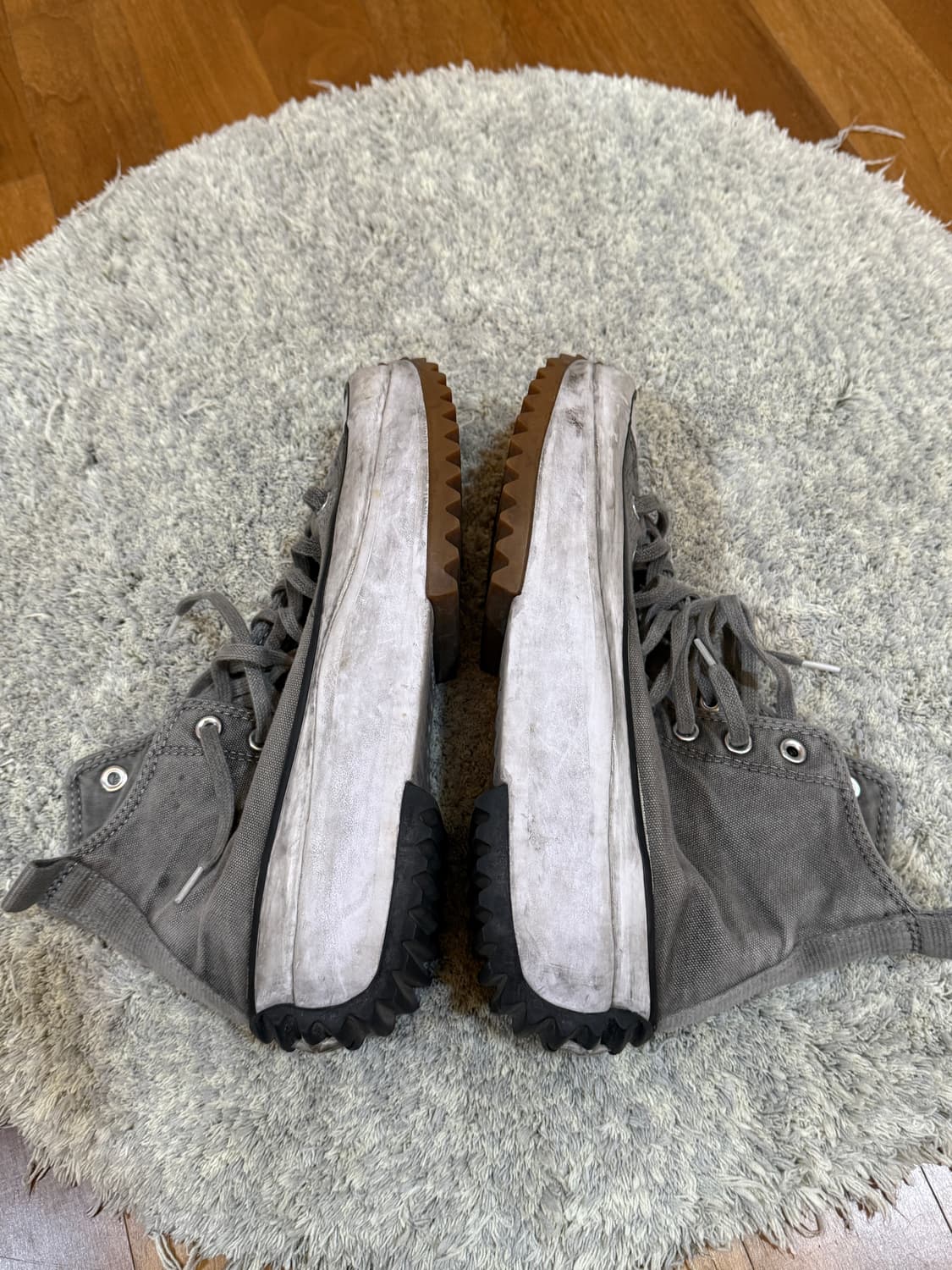 [265] 컨버스 런스타 하이크 하이 빈티지 스모크 그레이 상품이미지3