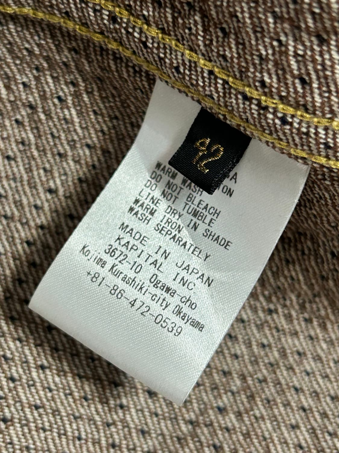 42 센츄리 데님 no.5 웨스터너 자켓 long 상품이미지3