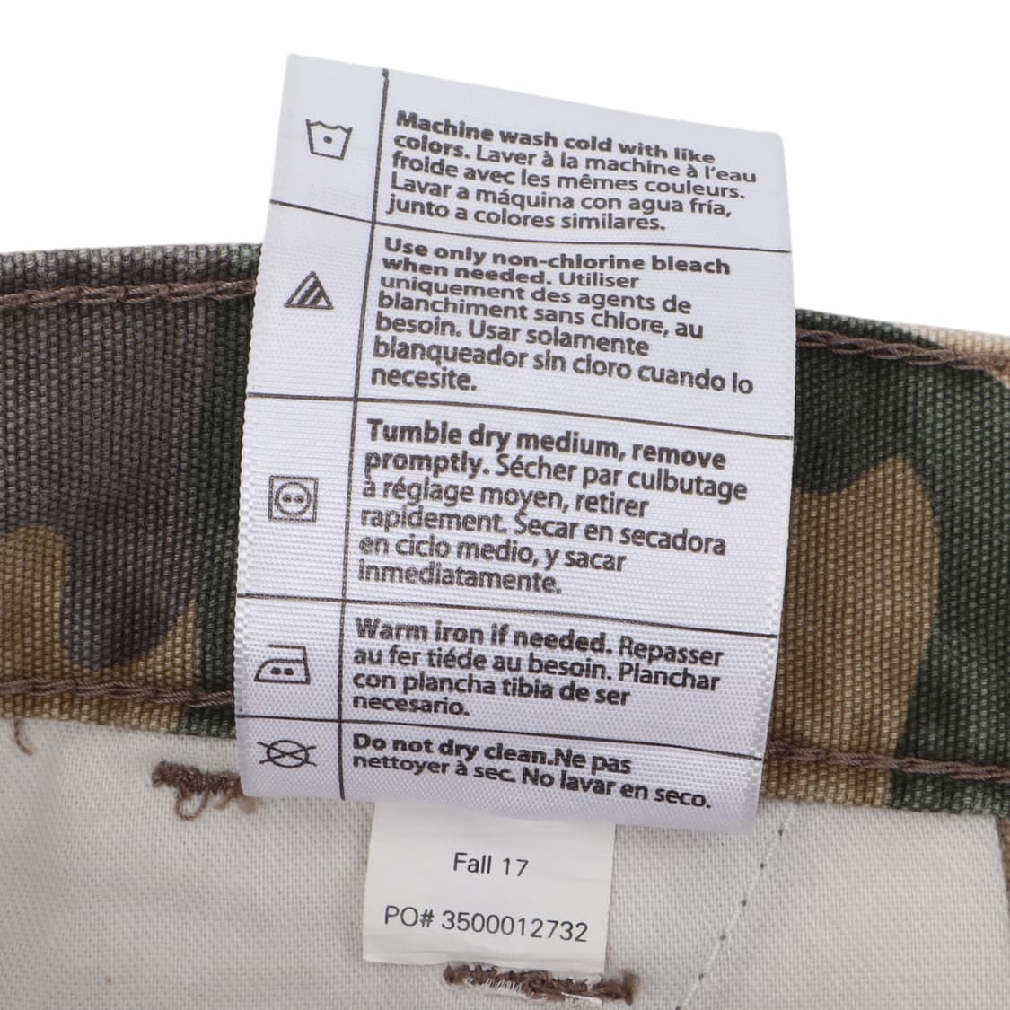 칼하트 카모 릴렉스드핏 하프 카고 팬츠 상품이미지10