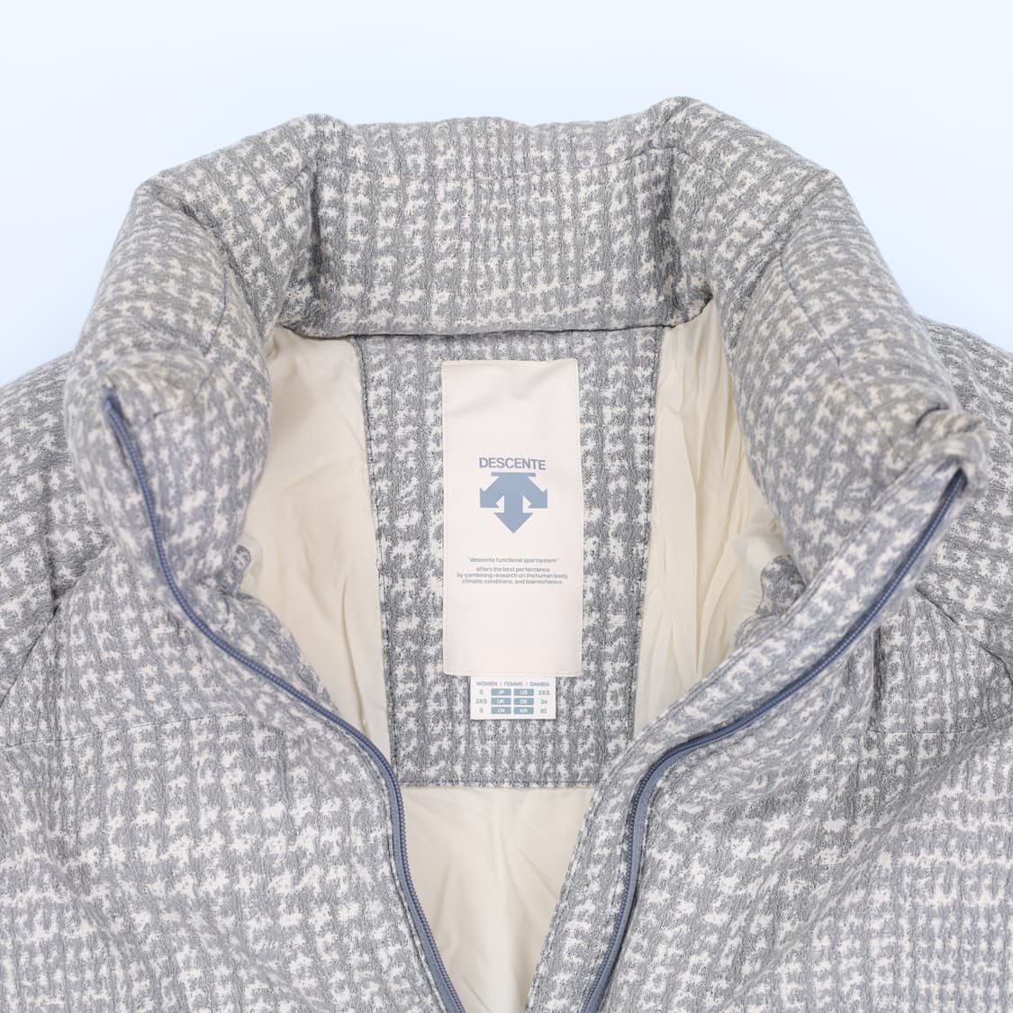 85 데상트 니트 자가드 숏패딩 N7254 상품이미지4