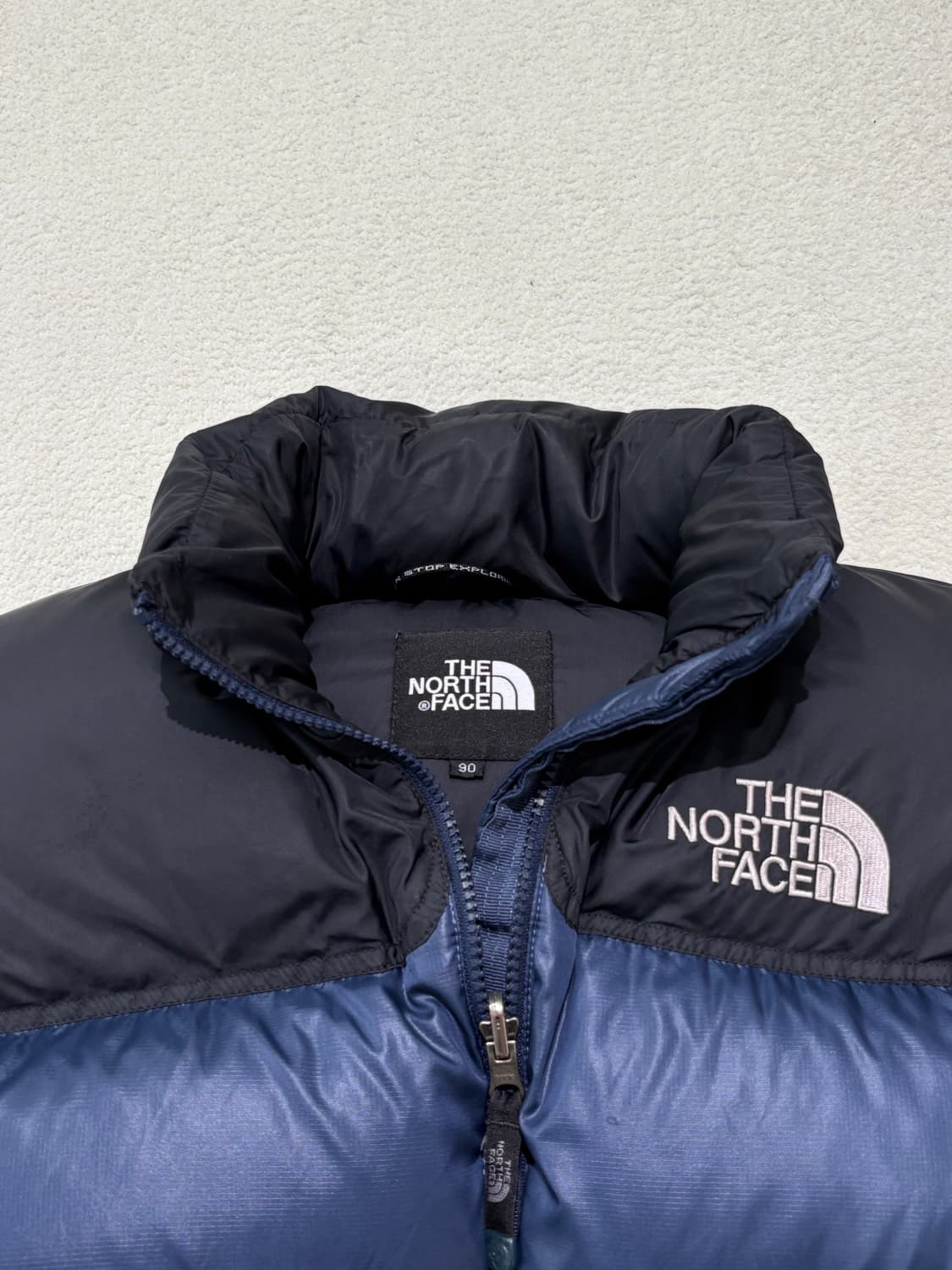 노스페이스 700 눕시 패딩 네이비 90-95 상품이미지2