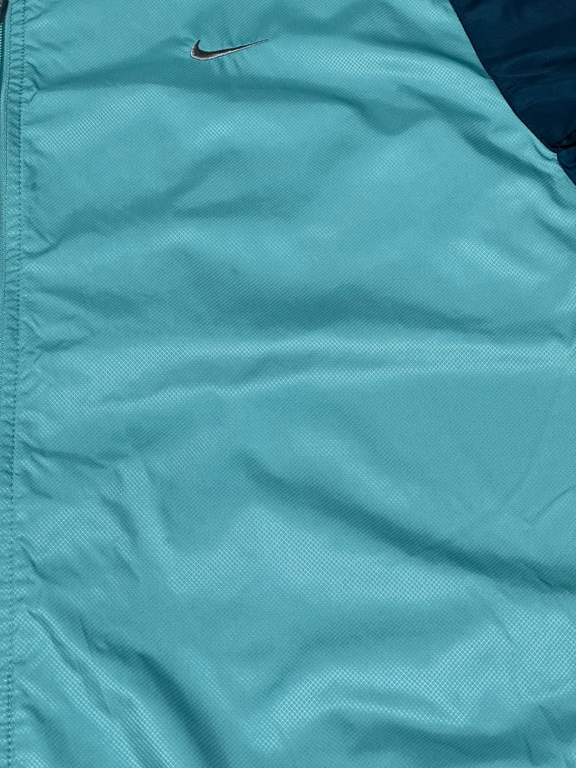 00's 나이키 올드스쿨 스우시 배색 바람막이 자켓 민트 상품이미지5