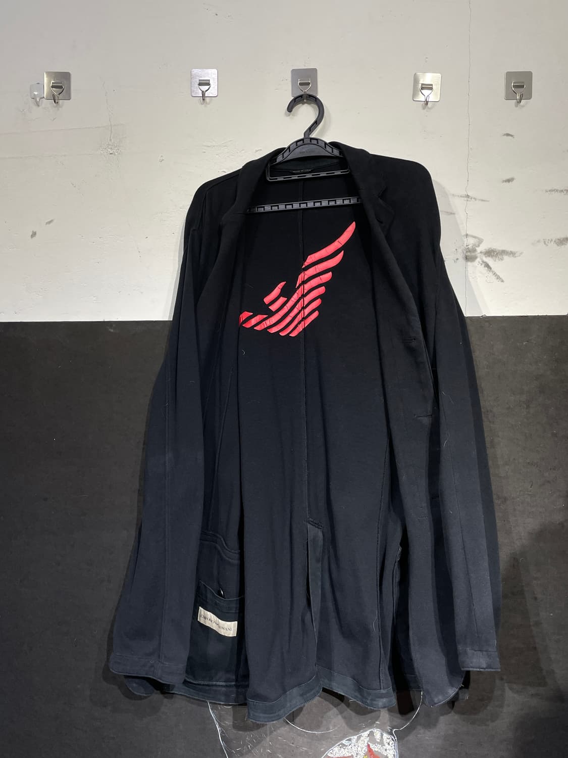 아르마니 엠포리오 블랙 롱 가디건 자켓 L 상품이미지6