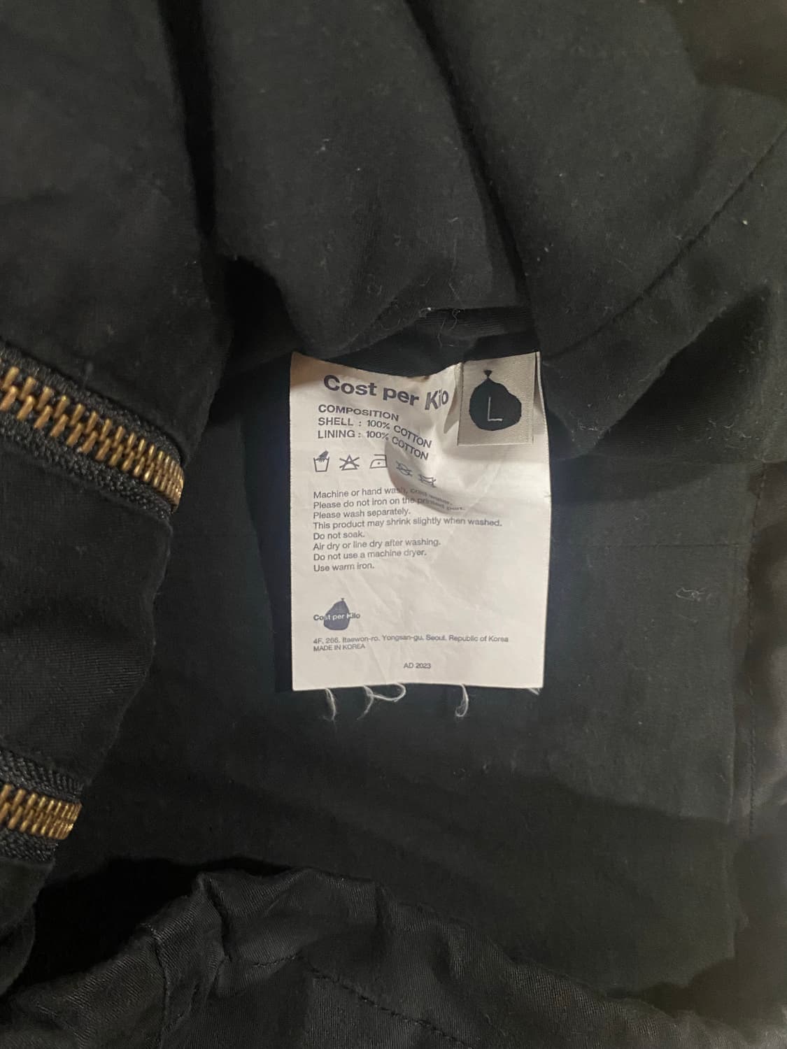 코스트퍼킬로 후디 블루종 상품이미지4