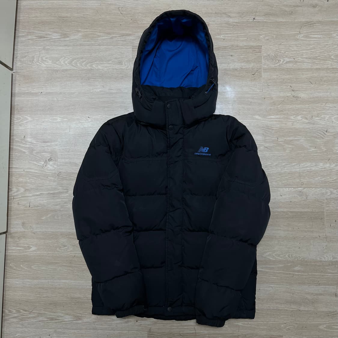 뉴발란스 덕다운 후드 숏패딩 점퍼 [블랙] S/90 상품이미지1