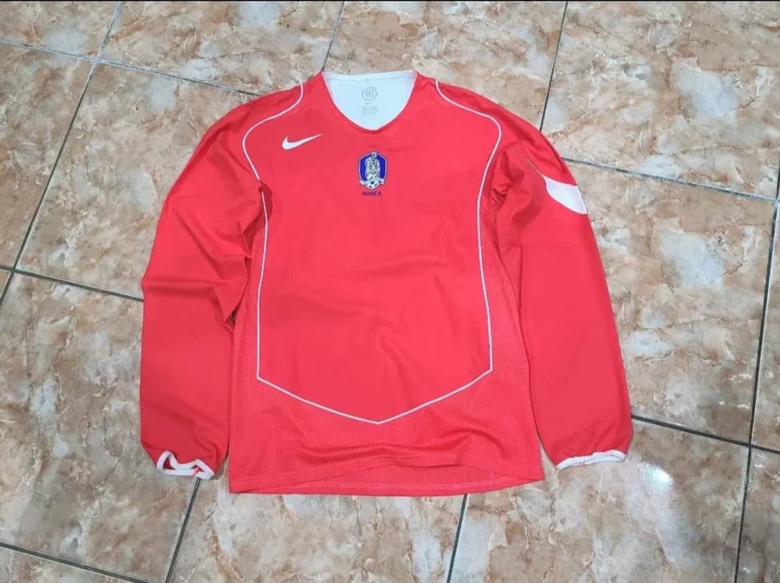 나이키 04 06 대햐민국 축구 국대 긴팔 축구져지(지급용) 상품이미지1