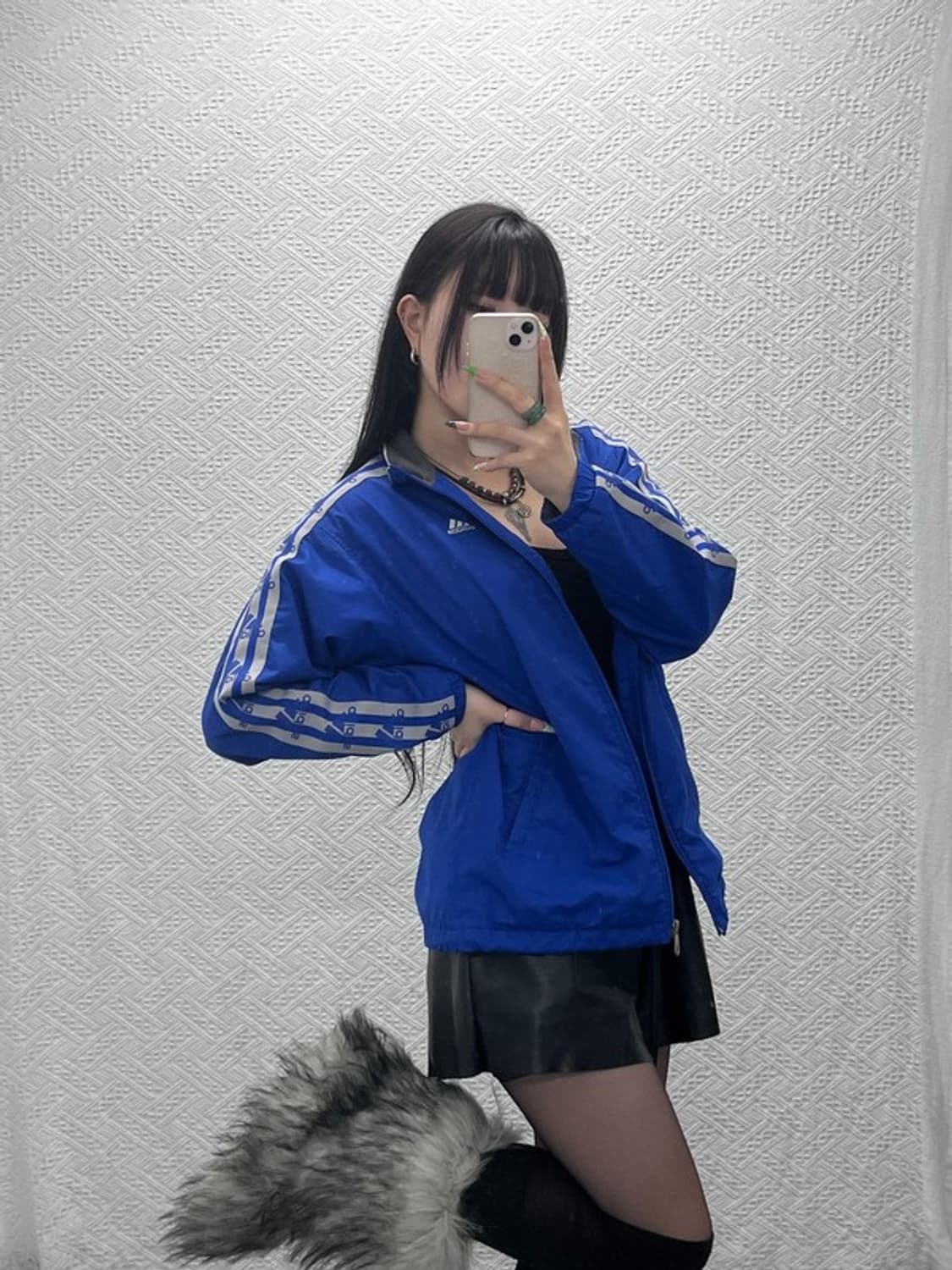 아디다스 올드스쿨 사이드라인 바람막이 자켓 100 C09311 상품이미지1