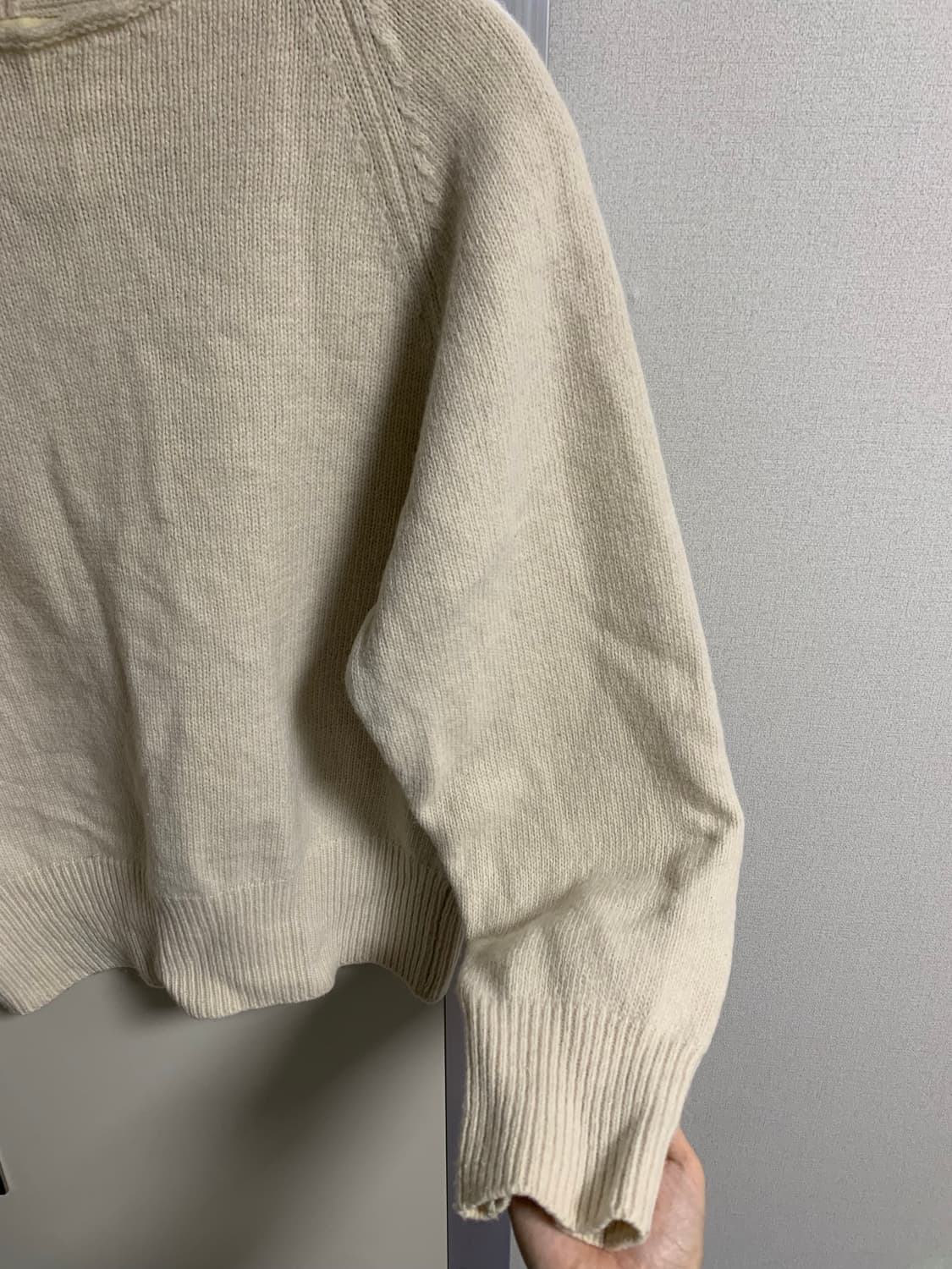 더버터크림 슬로코 캐시미어 니트 솔티드 상품이미지7