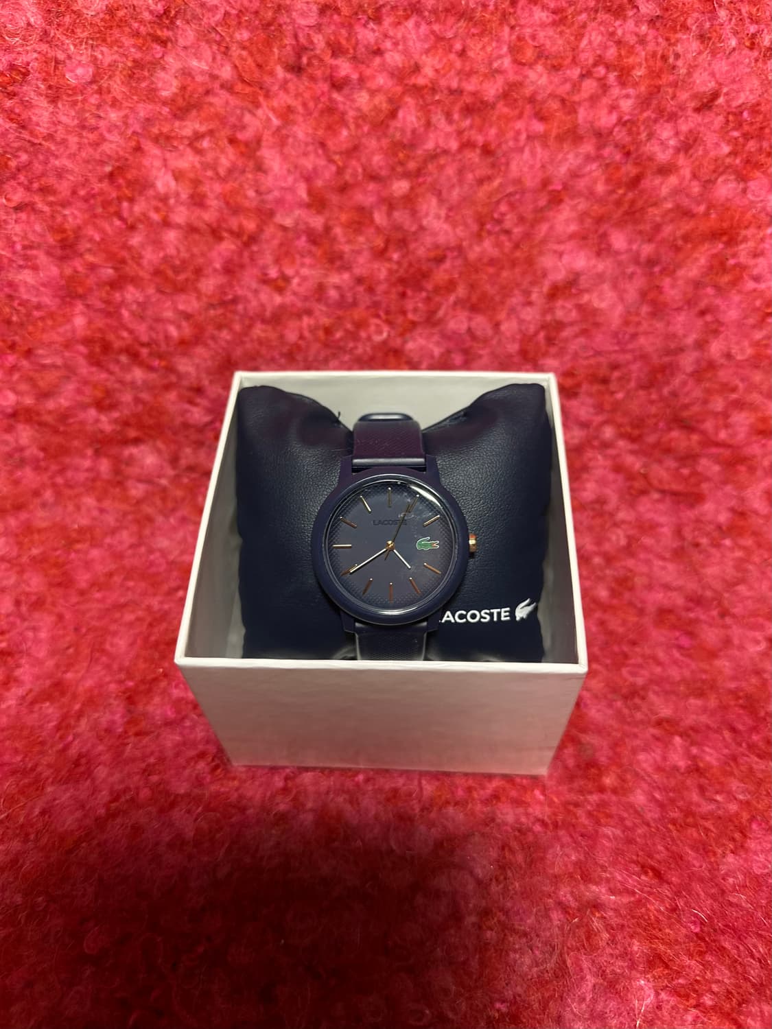 라코스테 실리콘밴드 네이비 시계 상품이미지1