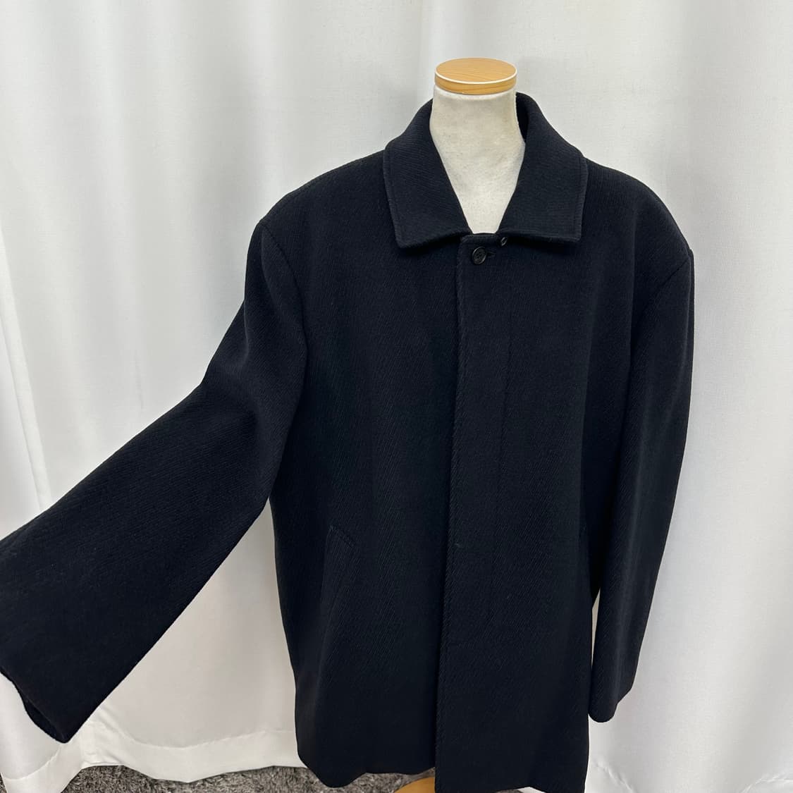  입생로랑 남자 모직코트 차콜 빅사이즈 105 상품이미지2