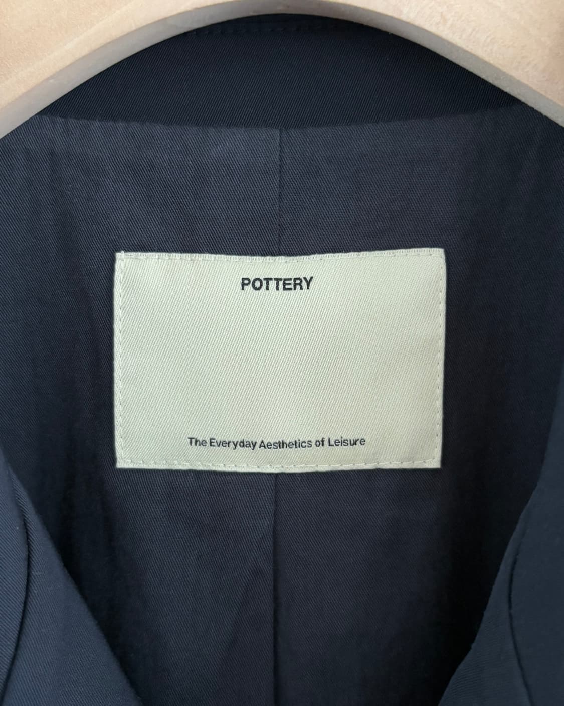 POTTERY 포터리 다크네이비 나일론 블루종 자켓 상품이미지3