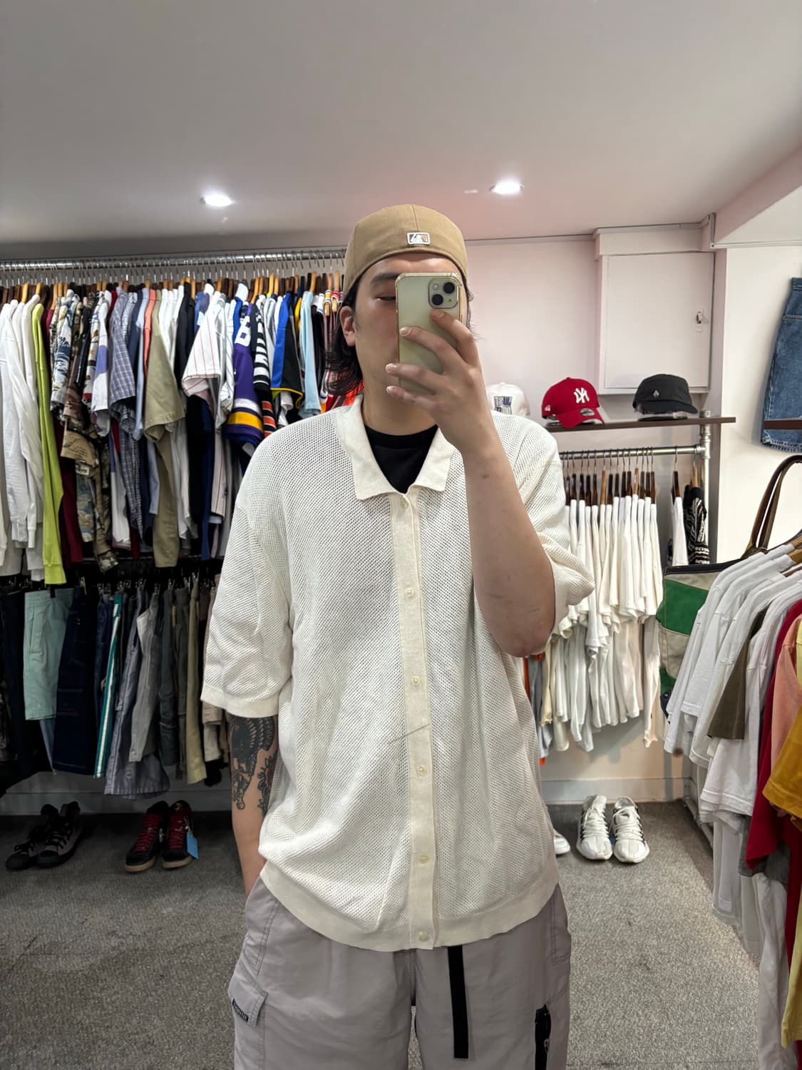 24ss 바나나리퍼블릭 반팔카라넥 가디건 상품이미지5
