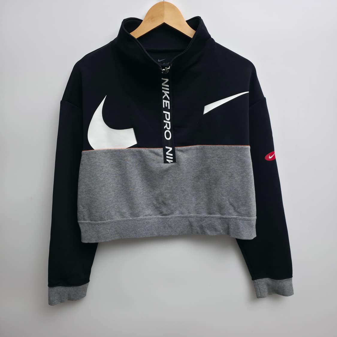 [M] 나이키 프로 크롭 하프집업 스웻셔츠 상품이미지1