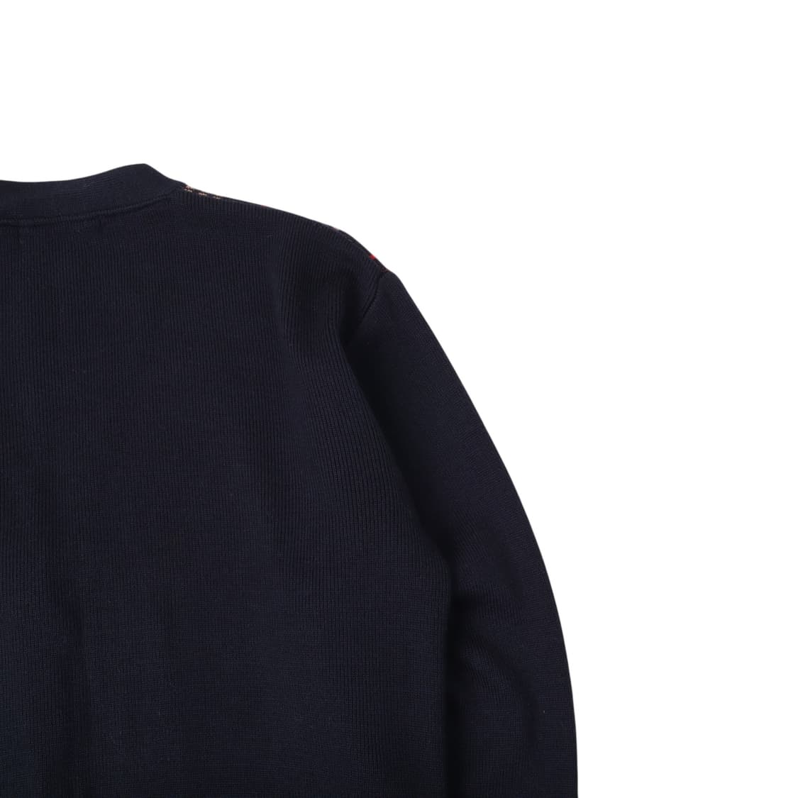 버버리 크레스트 네이비 노바체크 울 가디건 상품이미지6