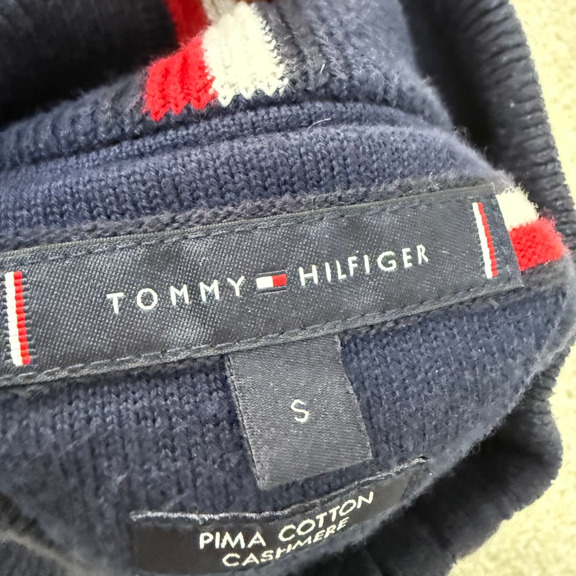 [S] 타미힐피거 피마코튼 캐시미어 가디건 0106T1 상품이미지3