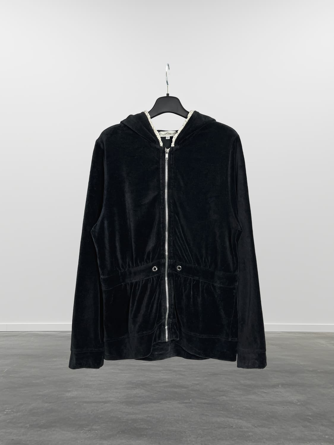 HAPPY WALK 벨벳 후드 집업  상품이미지1