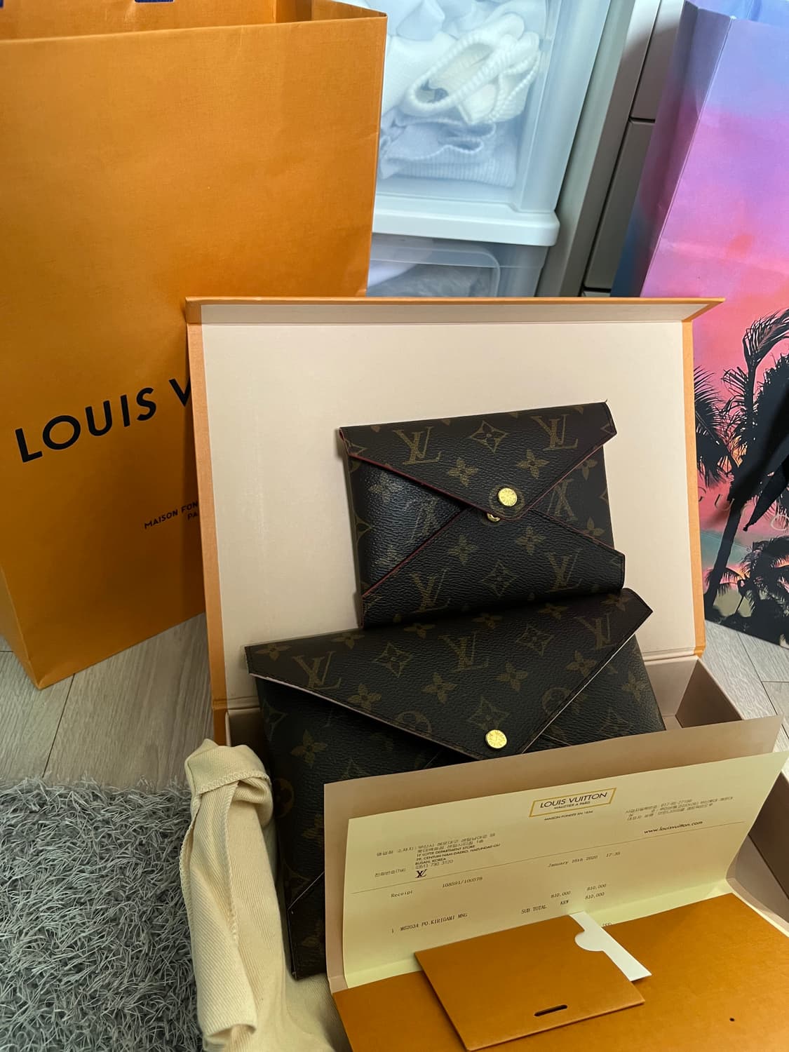 루이비통 포쉐트 키리가미 모노그램 상품이미지3