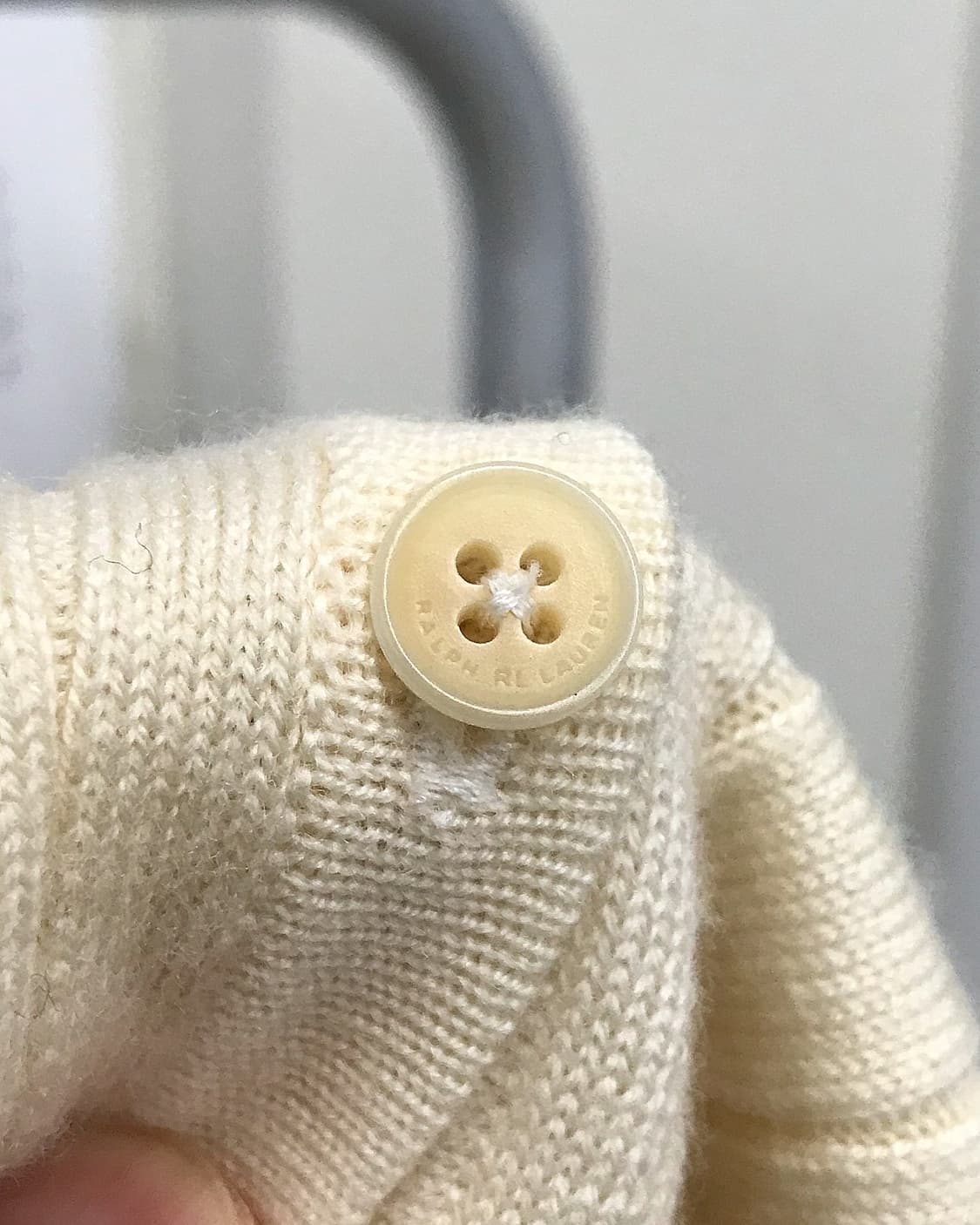 폴로 울 라운드 가디건 상품이미지3