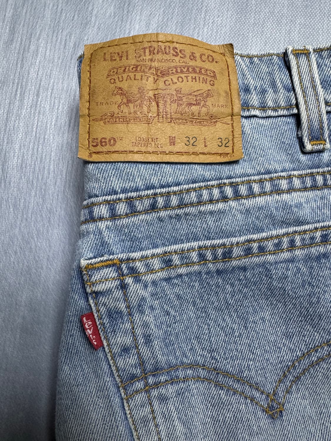 리바이스 560 루즈핏 데님바지 Made in USA 상품이미지2