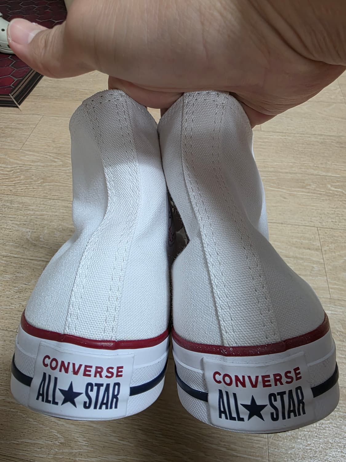 [새제품] 컨버스 척테일러 올스타 하이 옵티컬 화이트 270 상품이미지5