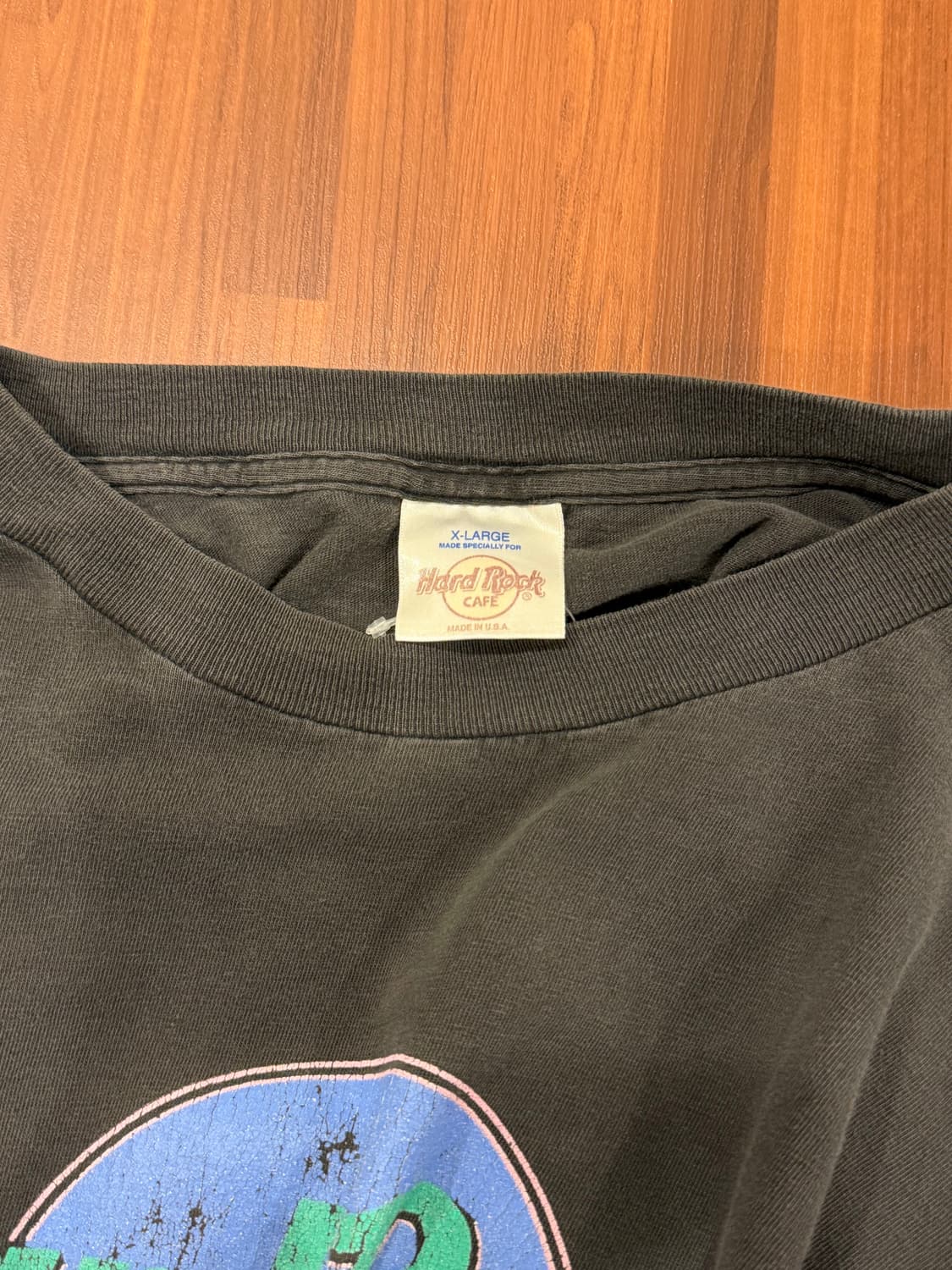 90s Hard Rock Cafe 페이딩 반팔 티셔츠 (made USA) 상품이미지10