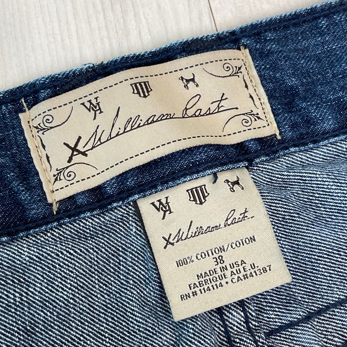 윌리암라스트 38인치 빅사이즈 데님 청바지 (Made in USA 상품이미지5