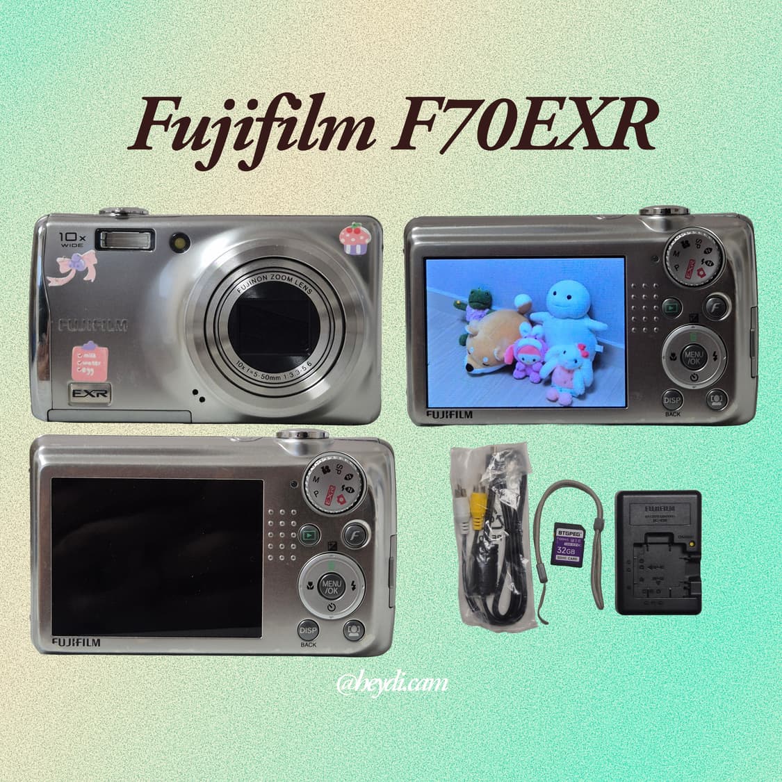 A급 > (아일릿원희) 후지 F70EXR(fuji F70EXR) 실버 상품이미지2