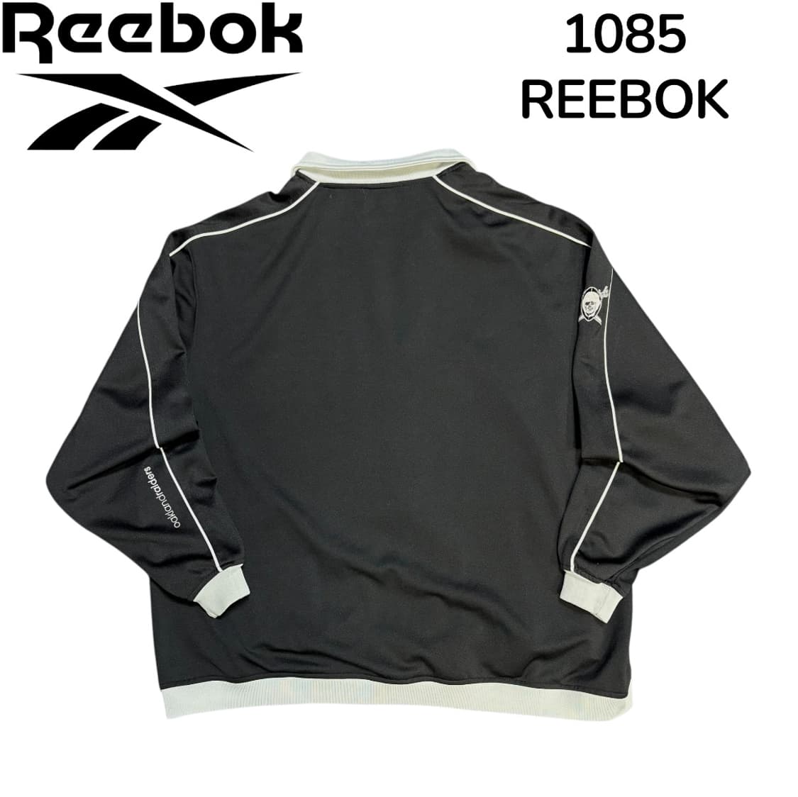 리복 레이더스 60주년 한정판 오버핏 트랙탑 빅로고 져지 2XL 상품이미지3