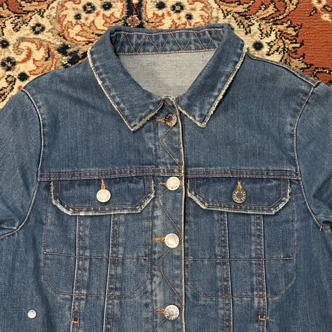 쟈딕앤볼테르 스켈레톤 데님 자켓 (S) 상품이미지3