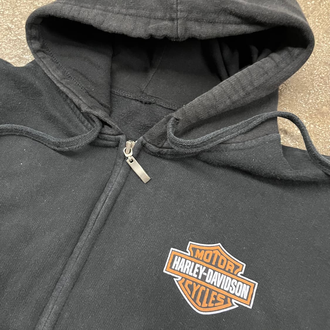 할리데이비슨 로고 후드 집업 (100) 상품이미지2
