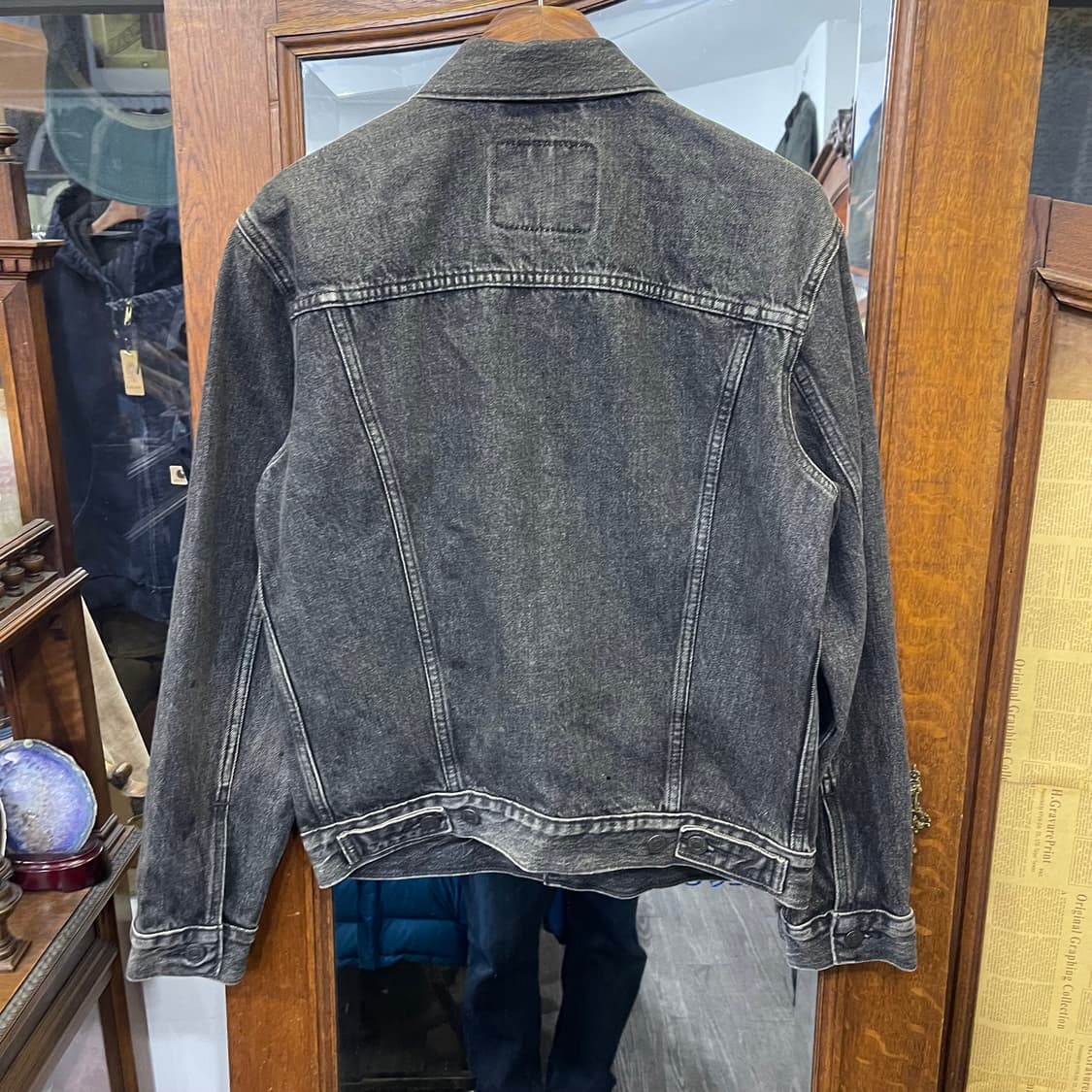 Levi's black trucker jacket 상품이미지9