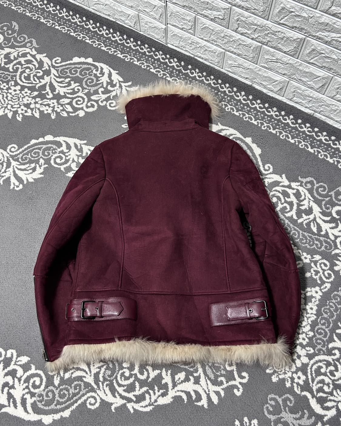 시슬리 여우 퍼 하이넥 자켓 상품이미지6