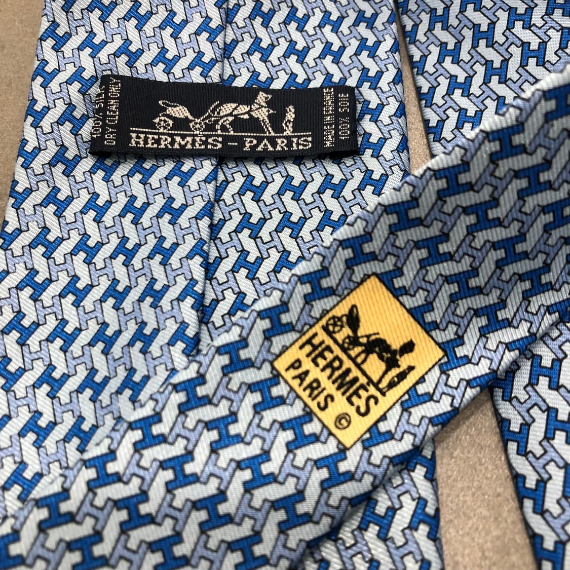 에르메스 H 프랑스 넥타이 상품이미지4