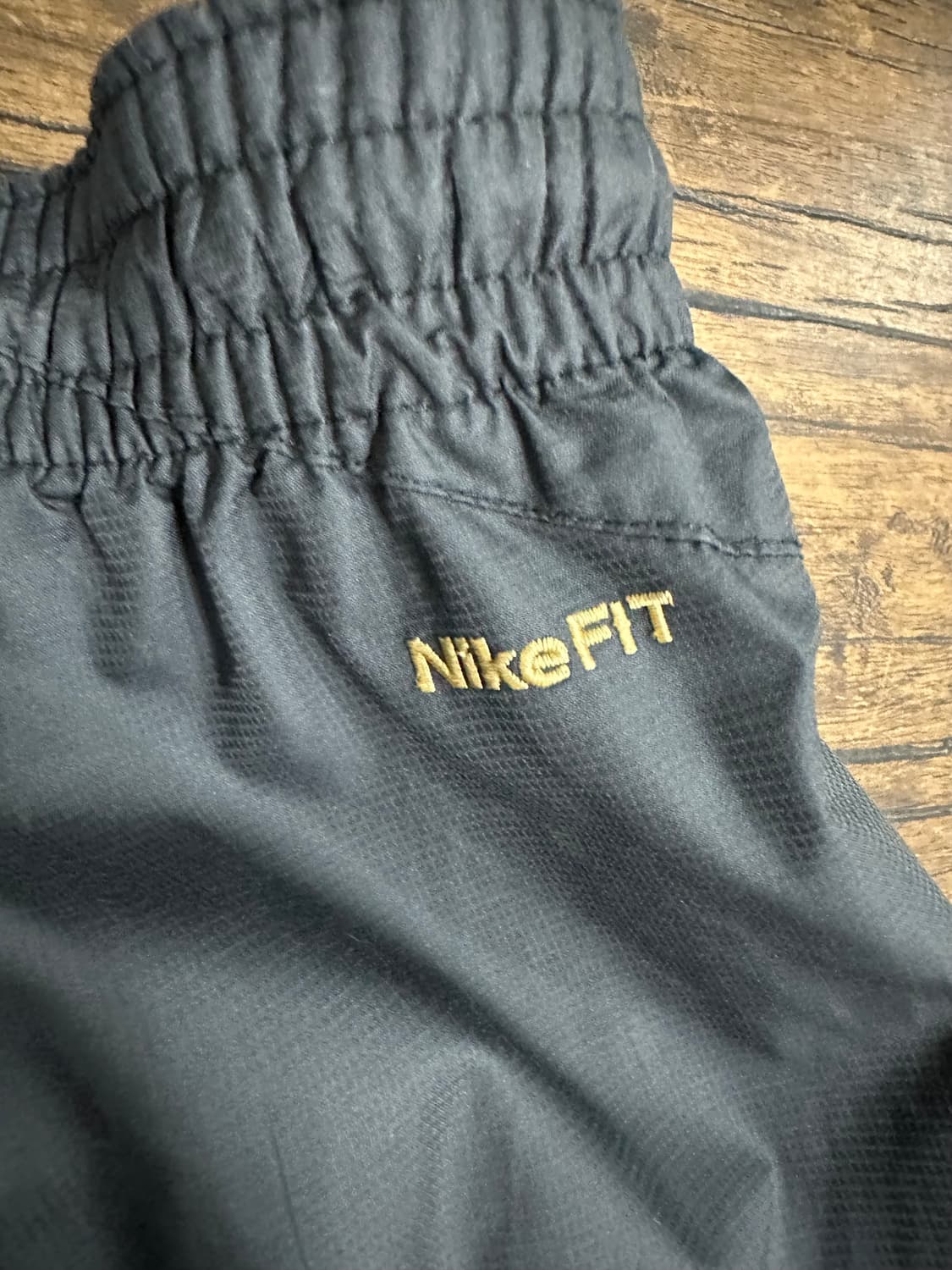나이키 Nike Fit 트레이닝 팬츠 L 블랙 밴딩 조거 지퍼 32-34 상품이미지6
