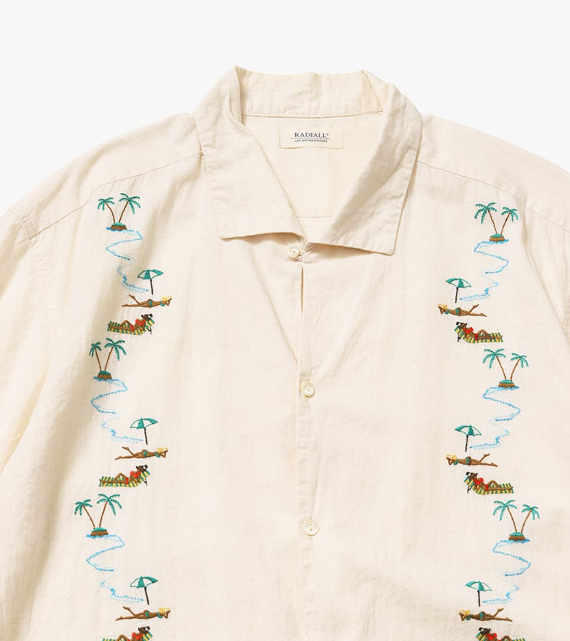 RADIALL - CHAMBRAY CUBA SHIRT 상품이미지4