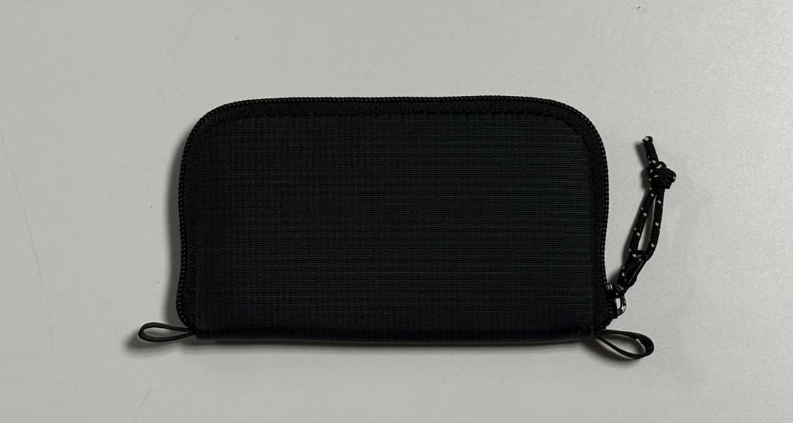 몽벨 미니 지퍼 월렛 지갑 블랙 상품이미지2